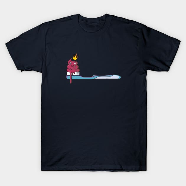 toothbrush and dirt T-Shirt by dadudoz